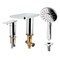 Alfi Brand Polished Chrome Deck Mount Tub Filler W/ Hand Held Showerhead AB2879-PC - alternate 5